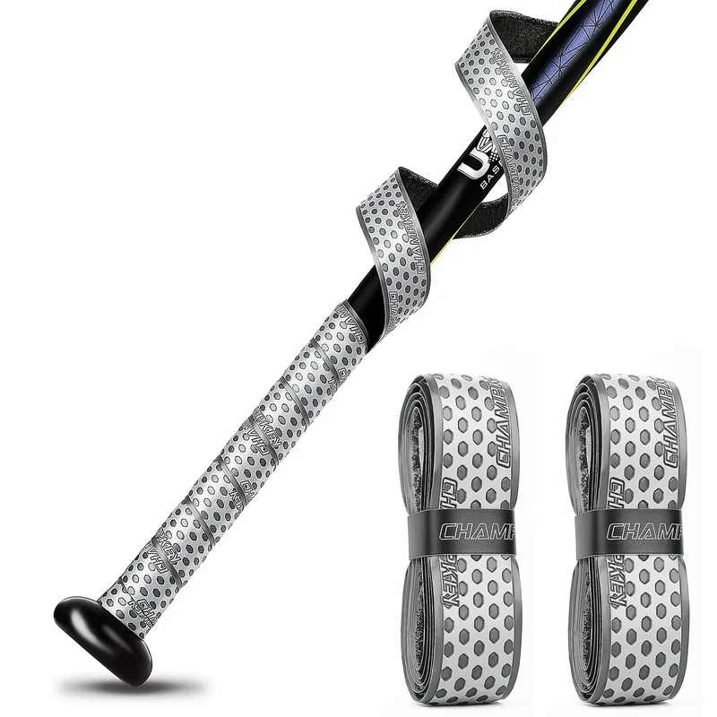 CHAMPKEY PRO 40" Bat Grip Tapes 2 Pack | All-Weather Performance Bat Tapes | Precut and Full Adhesive Back Baseball Grip Tapes