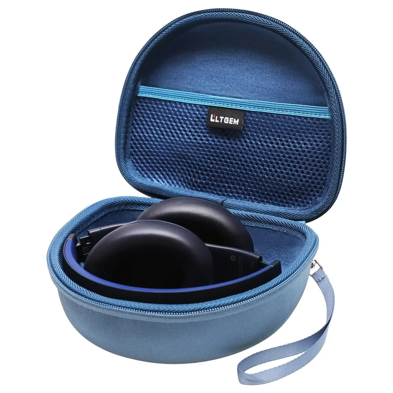 L LTGEM Blue Headphone Case - Fits Beats Studio Pro, Solo 4, Studio 3