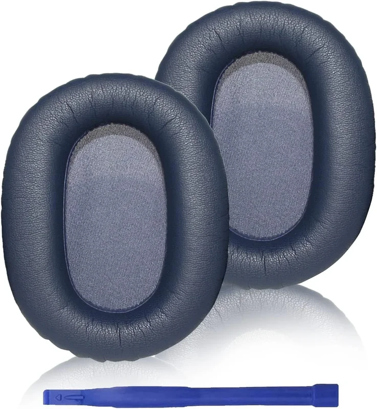 WH-CH710N Replacement Earpads Ear Cushions for Sony WH-CH700N, WH-CH710N, WH-CH720N Headphones, Earpad Cushions with Soft Protein Leather, Comfort Memory Foam(Blue)
