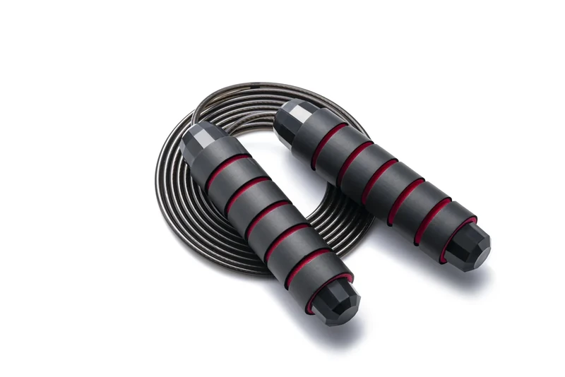 BOOMIBOO Jump Rope, Adjustable Jump Ropes,Skipping Rope Tangle-Free Rapid Speed with Ball Bearings for Women Men Kids,Exercise & Slim Body Jumprope at Home School Gym