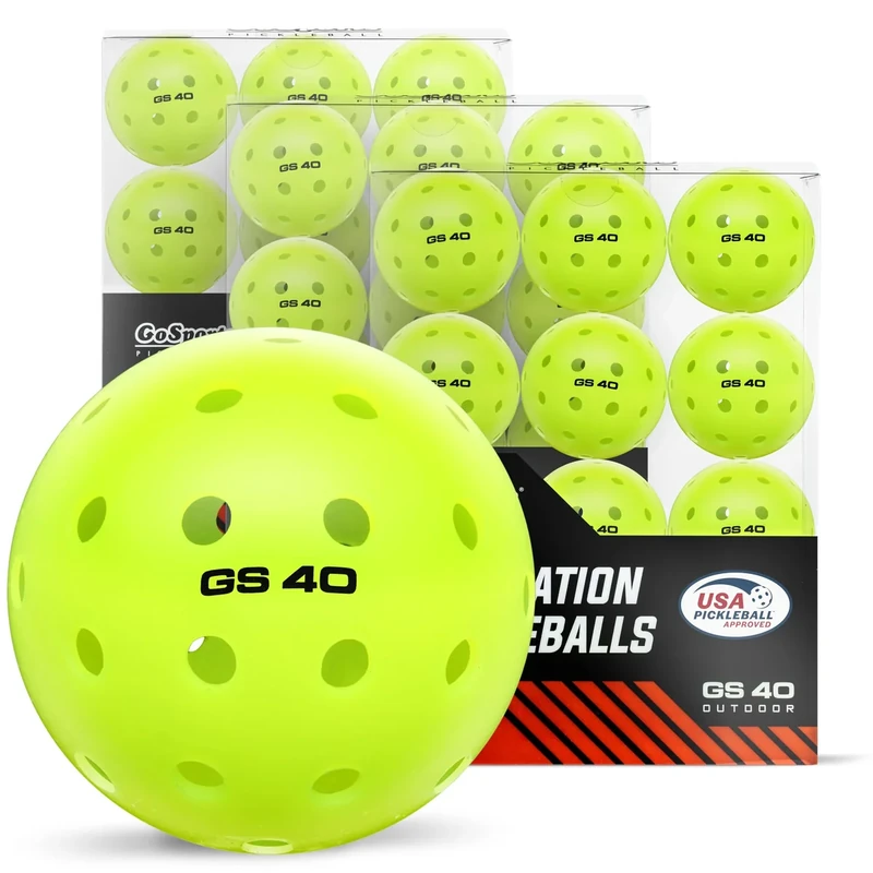 GoSports GS 40 Pickleball Balls - 36 Pack of Regulation USAPA Pickleballs