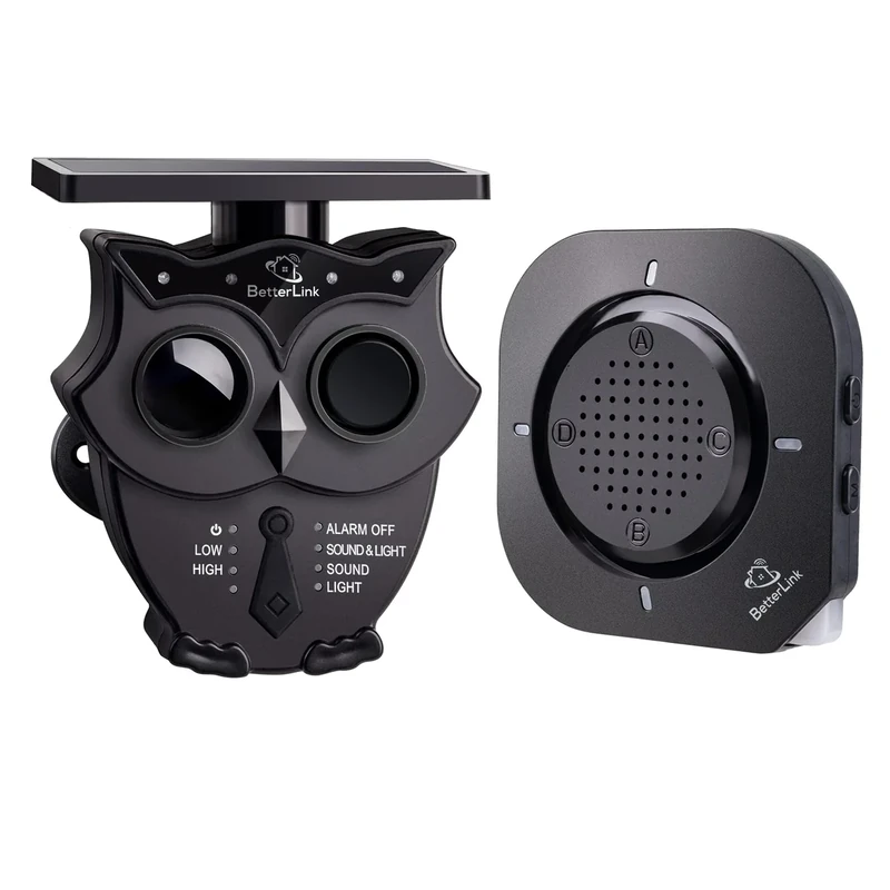 Betterlink Solar Driveway Alarm - 1/2 Mile Range, IP65, 120dB Siren