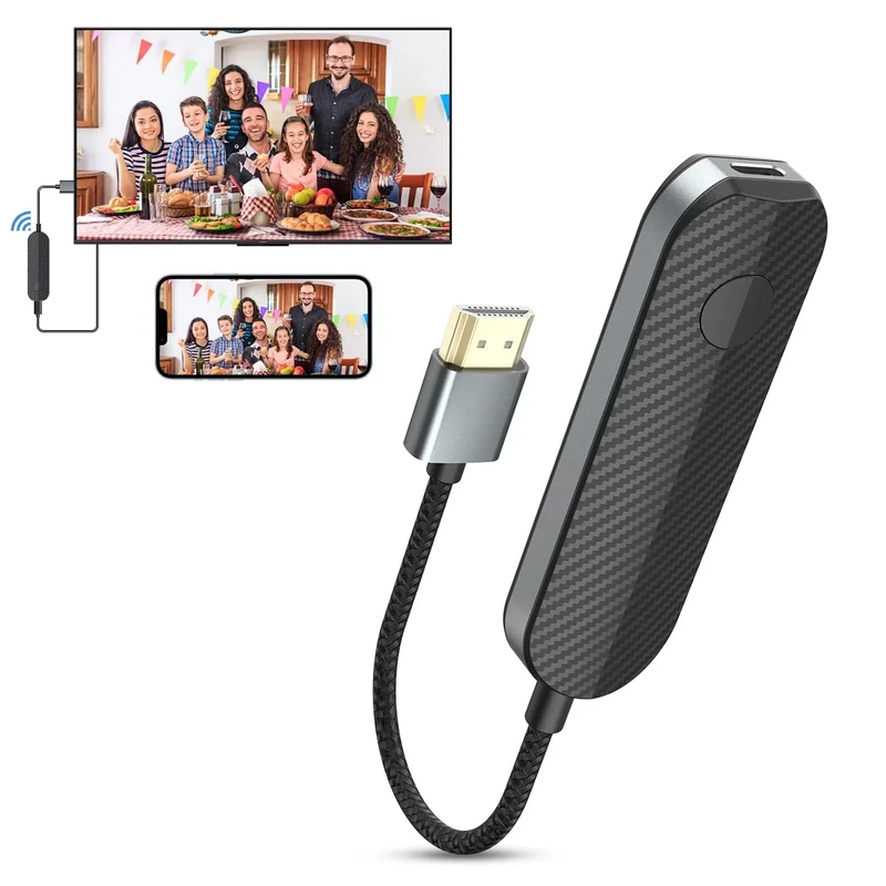 lulaven iShare iOS Wireless HDMI Adapter - Stream iPhone/iPad to TV in HD