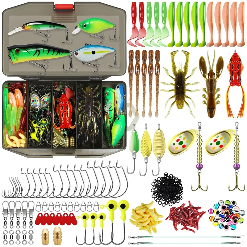 TRUSCEND Fishing Bait Rigs & Lures Kit - Worth Every Penny for Freshwater Fishing