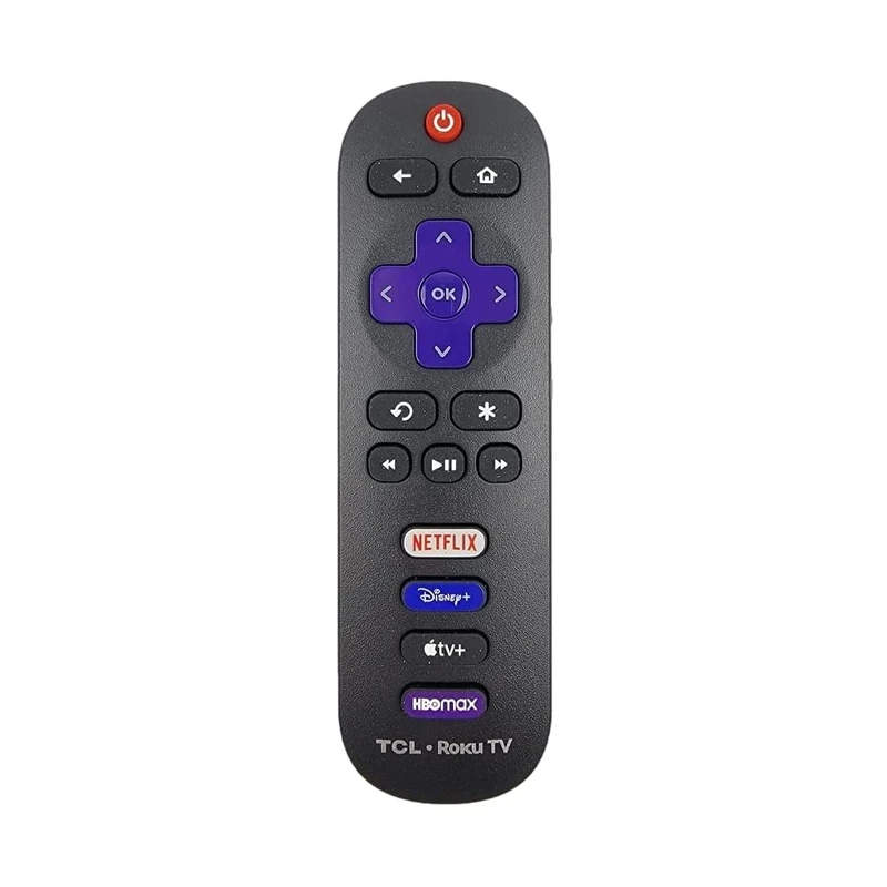 OEM Replacement Remote Control Compatible with All TCL Roku Smart TVsOnly Works with TCL Roku TV, Not for Roku Stick and Roku Box (Netflix/Disney Plus/Apple TV+ / HBO Max)