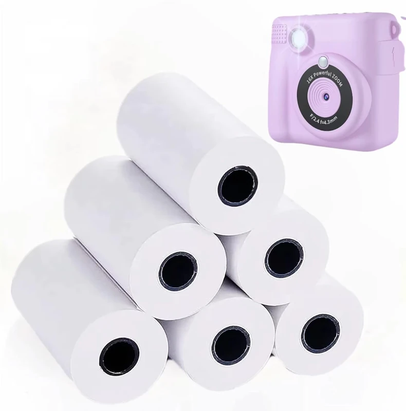 WEEFUN Kids Camera Instant Print Paper - BPA Free, 6 Rolls, 720 Photos