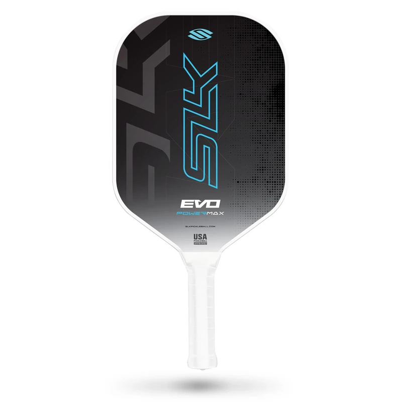 Selkirk Sport SLK Evo Power MAX Pickleball Paddle by Selkirk Sport | G9 Power Carbon Fiber Pickleball Paddle with SpinFlex Surface and Rev-Hybrid Polymer Core | Power Blue Max
