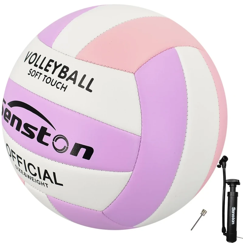 Senston Volleyball Official Size 5 - Waterproof Indoor/Outdoor Soft Volleyball for Beach Play, Game,Gym,Training