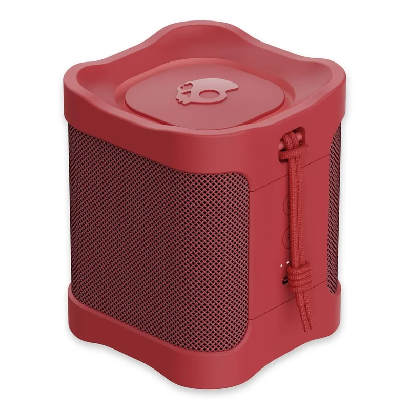 Skullcandy Terrain Mini Wireless Bluetooth Speaker - IPX7 Waterproof Portable Speaker with Dual Custom Passive Radiators, 14 Hour Battery, Nylon Wrist Wrap, & True Wireless Stereo