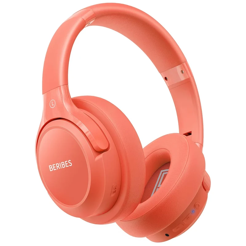 BERIBES Bluetooth Over-Ear Headphones - 65H Playtime, 6 EQ Modes
