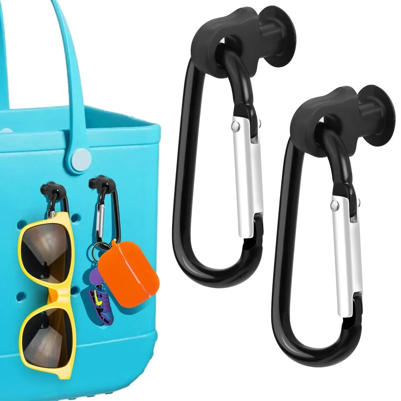 Mity rain Key Holder for For Bogg Bag, Accessories for Bogg Bags Original X Large, Insert Charm Carabiner Keychain Compatible with Bogg Bag Beach Tote Bag for Finding Your Keys In Your Bag Quickly - Image 1