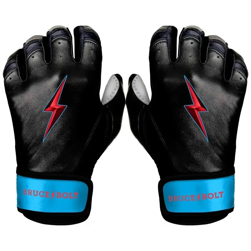 BRUCE BOLT Creator Series Short Cuff Batting Gloves - Iconic Edition - Miami/Black - XLarge
