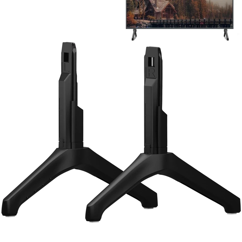 TV Stand for Samsung TV Legs, Only for UN55TU7000BXZA UN55TU700DFXZA UN55TU700DF UN55TU700DFXZA LH55BETHLGFXGO LH55BETHLGFXZC LH55BETHLGFXZA BN96-50856C BN96-50859A, with Non-Slip Pad