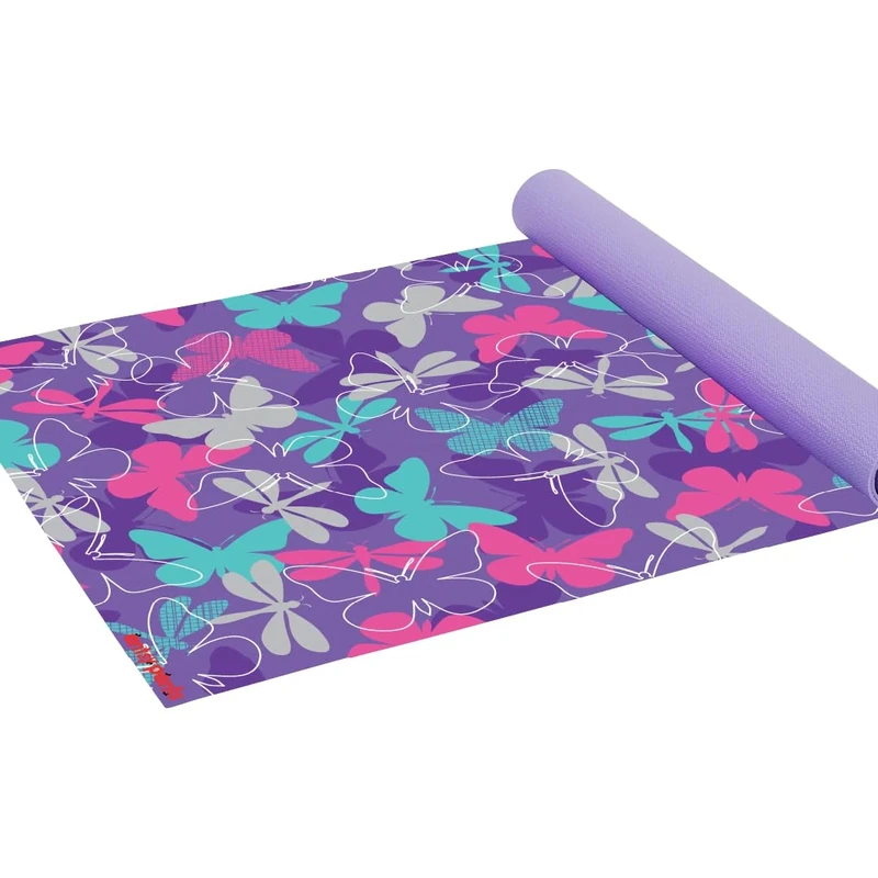 Antsy Pants Kids Yoga Mat - Yoga Mats for Kids, Home Workout, Travel, Fitness, Pilates, Stretching, Sturdy Non-Slip Exercise Mat for Toddlers, Size 60” x 24”, 3mm Thick Free of Toxic Phthalates