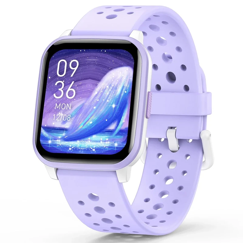 Butele Kids Smart Watch Purple - Sleep Track, Sports Modes, Waterproof