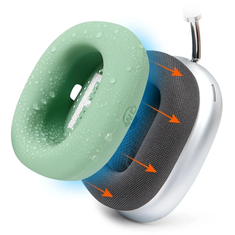 WC SweatZ Max Earpad Covers for AirPods Max - Sweatproof Green
