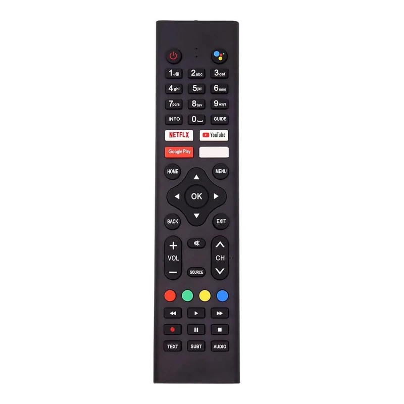 Replacement Sceptre Remote Control for Sceptre Smart Android TV 8142026670099K A322BV-SRC A515CV-UMC Without Google Assistant Function