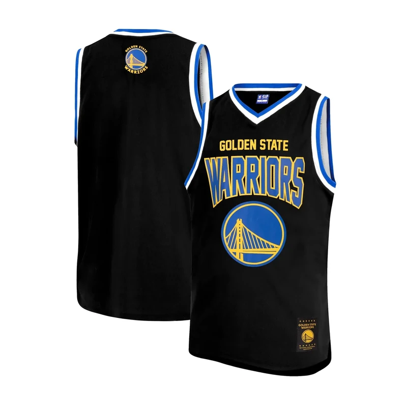 Ultra Game Boys' Tank Top Mesh Sleeveless Muscle T-Shirt,Golden State Warriors,Black,14-16