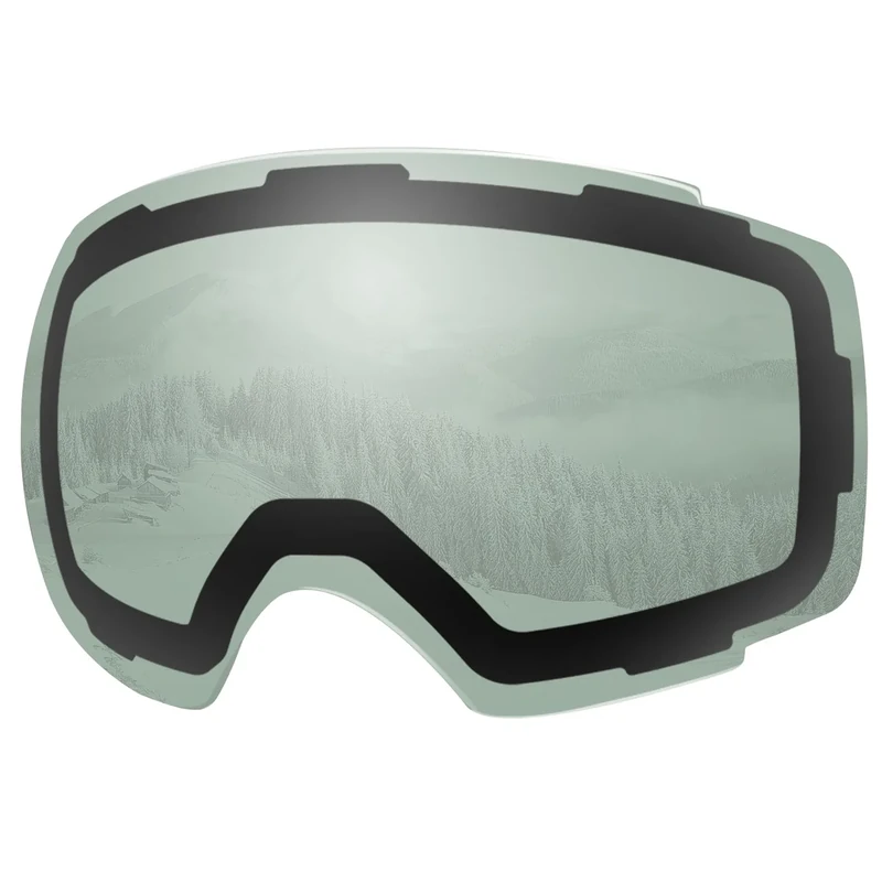 OutdoorMaster Ski Goggles PRO Replacement Lens - 20+ Choices (VLT 22% Polarized Green)