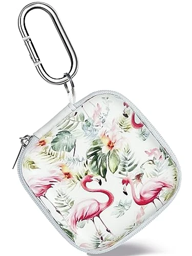 KOUJAON Earbud Case with Carabiner - EVA Organizer for AirPods & Beats