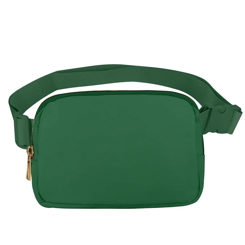 VOROLO Fanny Pack For Women And Men Crossbody Bag Belt Bag with Adjustable Strap Graduation Gifts Deep Green