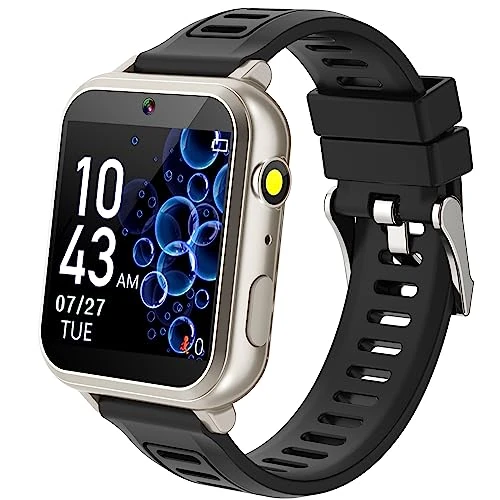 Sedzofan Kids Game Smart Watch with 24 Puzzle Games HD Touch Screen Camera Video Music Player Pedometer Alarm Clock Flashlight 12/24 hr Kids Watches Gift for 4-12 Year Old Boys Girls Toys