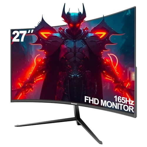 Gawfolk 27" Curved Gaming Monitor - 144/165Hz 1080p 1ms FreeSync