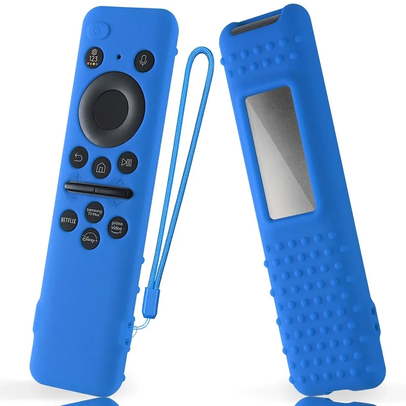 AKSHFETH Silicone Cover for 5.59" Samsung Remote - Sky Blue QLED