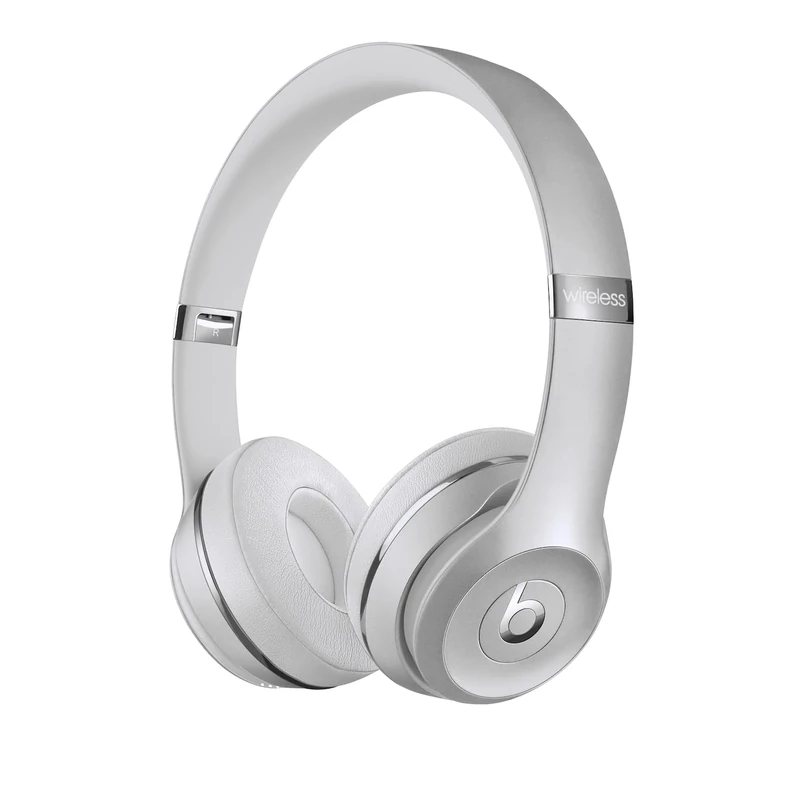 Beats Solo3 - Wireless Bluetooth On-Ear Headphones, Apple & Android Compatible, Up to 40H of Battery Life - Silver (Latest Model)