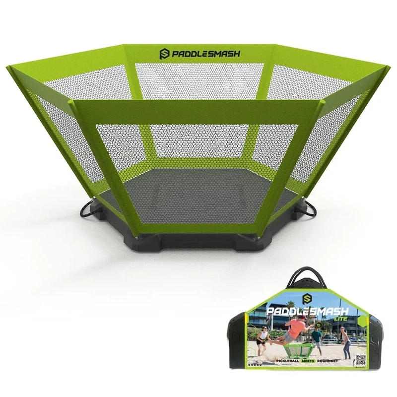 PaddleSmash Lite, NO Paddles OR Balls - Pickleball Yard Game, As Seen on Shark Tank - Beach, Backyard, Lawn, Outdoor Activities for Adults and Family - Easy Assembly