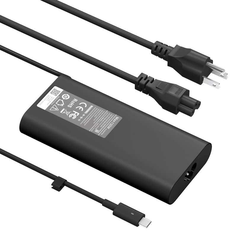 130W USB C Charger for Dell Laptop Charger Compatible Dell XPS 15/9575 9520 9510 9500 XPS 17/9720 9710 9700 Precision 5530 5550 5560 5570 5750 Latitude 5411 5421 5511 5520 5521 AC Adapter Power Cord