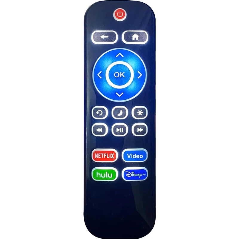 Oritronic Backlit Remote for Roku TV - Works with TCL, Hisense, Sharp