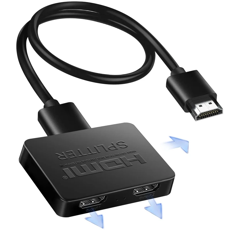 avedio links HDMI Splitter 1x3 with Cable - 4K 1080P@60Hz Mirror