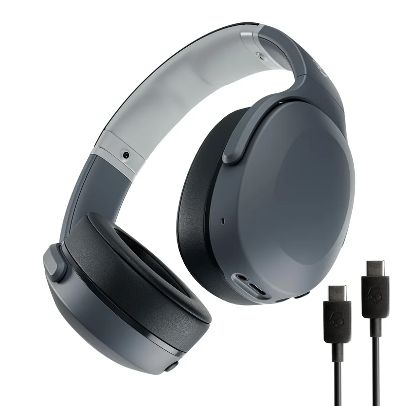 Skullcandy Crusher Evo Headphones - 40hr Battery, USB-C, Bass - Grey - Image 1