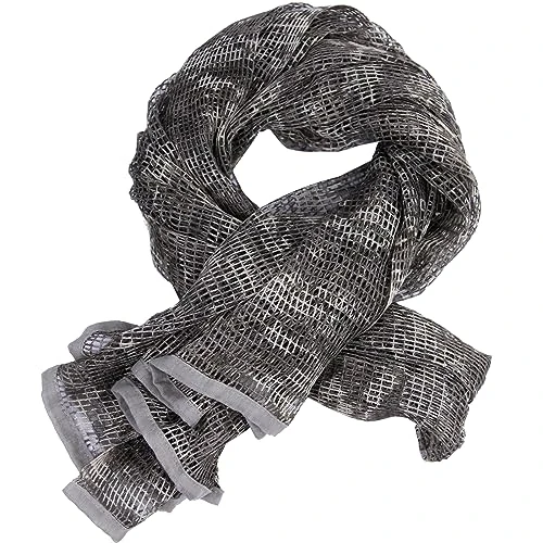 HYOUT Tactical Neck Scarves Woodland Camo Scarf Desert Shemagh for Outdoor Sports