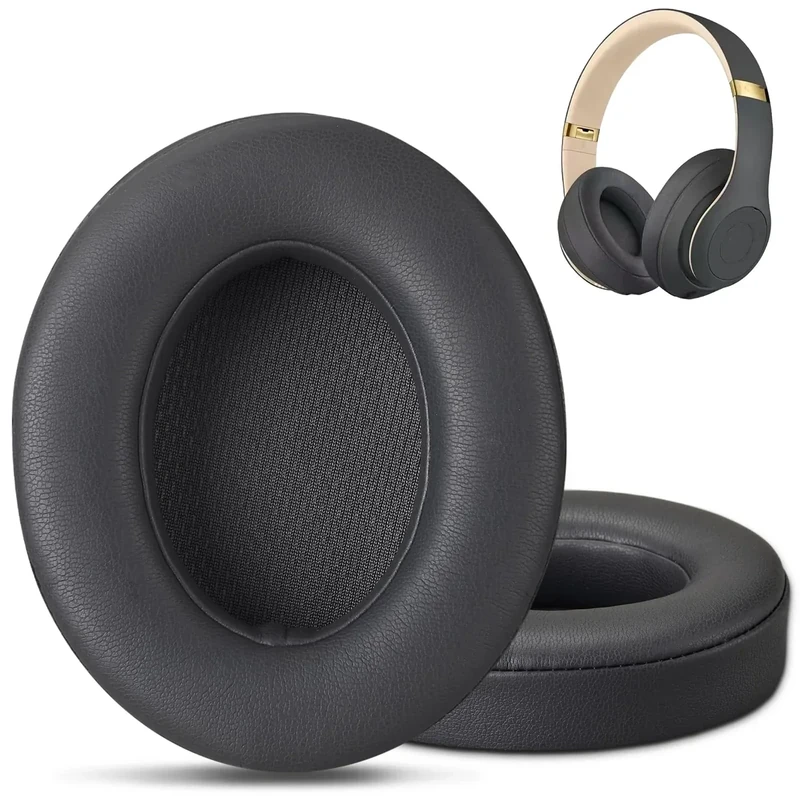 YangBu Beats Studio 3 Replacement Ear Pads - Grey, Fits Studio 2