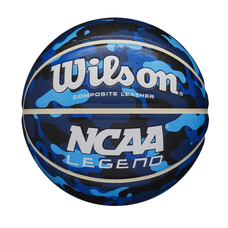 WILSON NCAA Legend Indoor/Outdoor Basketball - Blue Camo, Size 5-27.5"