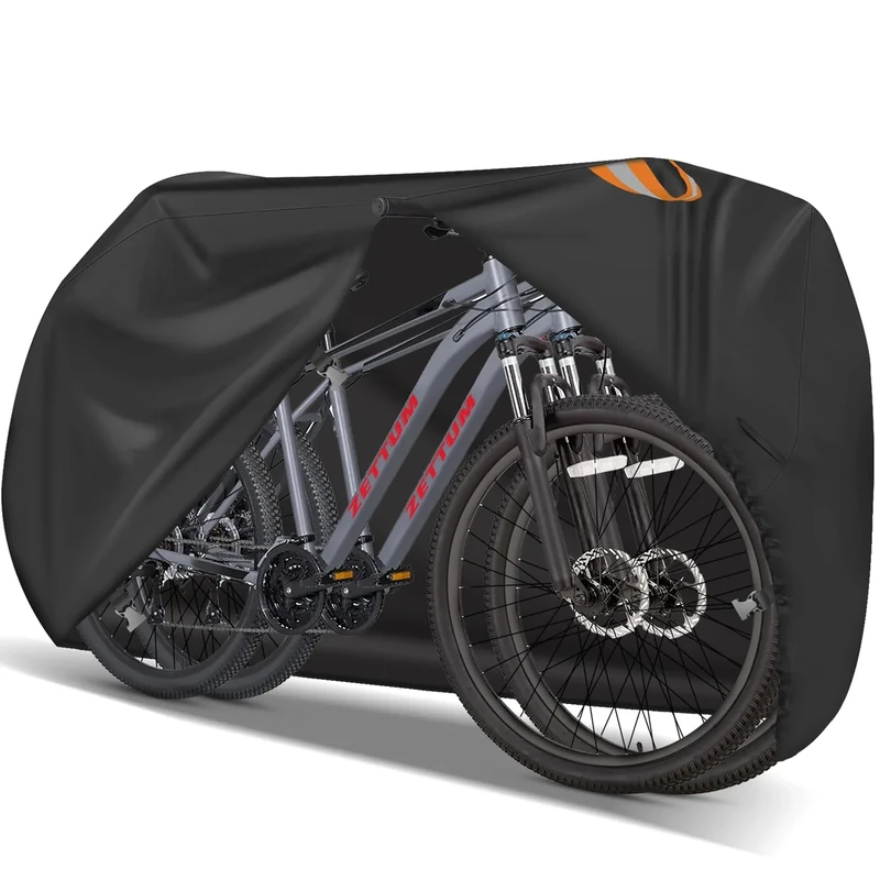 Zettum Bike Cover for 2 Bikes - Outdoor Bike Covers for Stationary 2 Bike