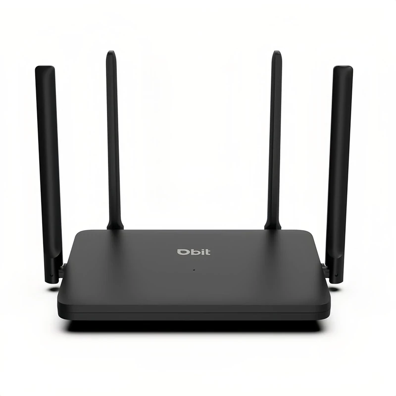 DBIT AX1800 WiFi 6 Router Dual Band Wireless Internet Router, Wireless Speed (Up to 1.8 Gbps) with 4 x Gigabit Ethernet Ports, MU-MIMO, OFDMA, WPA3, IPV6, EasyMesh, Guest WiFi, Parental Controls