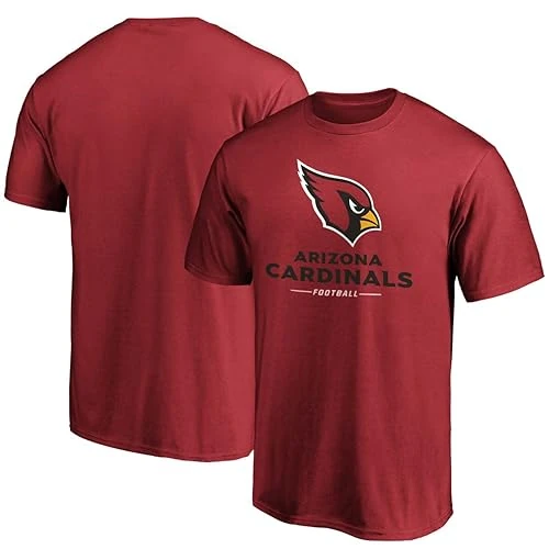 Outerstuff NFL Kids Youth 8-20 Officially Licensed Team Spirit Game Day Performance T-Shirt (18-20, Arizona Cardinals - Red)