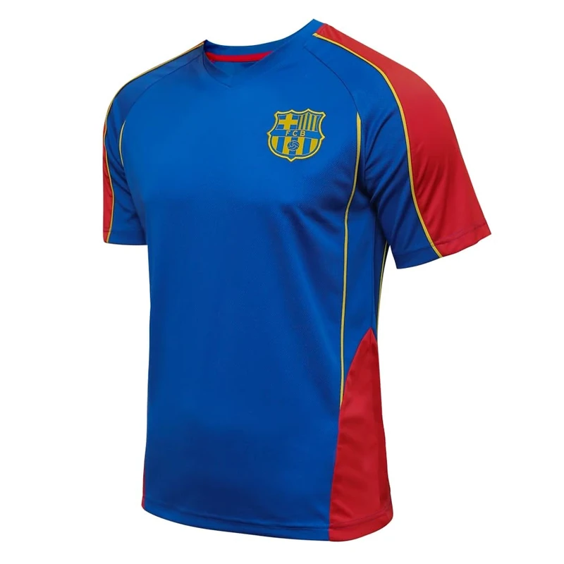 Icon Sports FC Barcelona Shirt - Officially Liecensed Jersey | Highlight, Blue, Medium