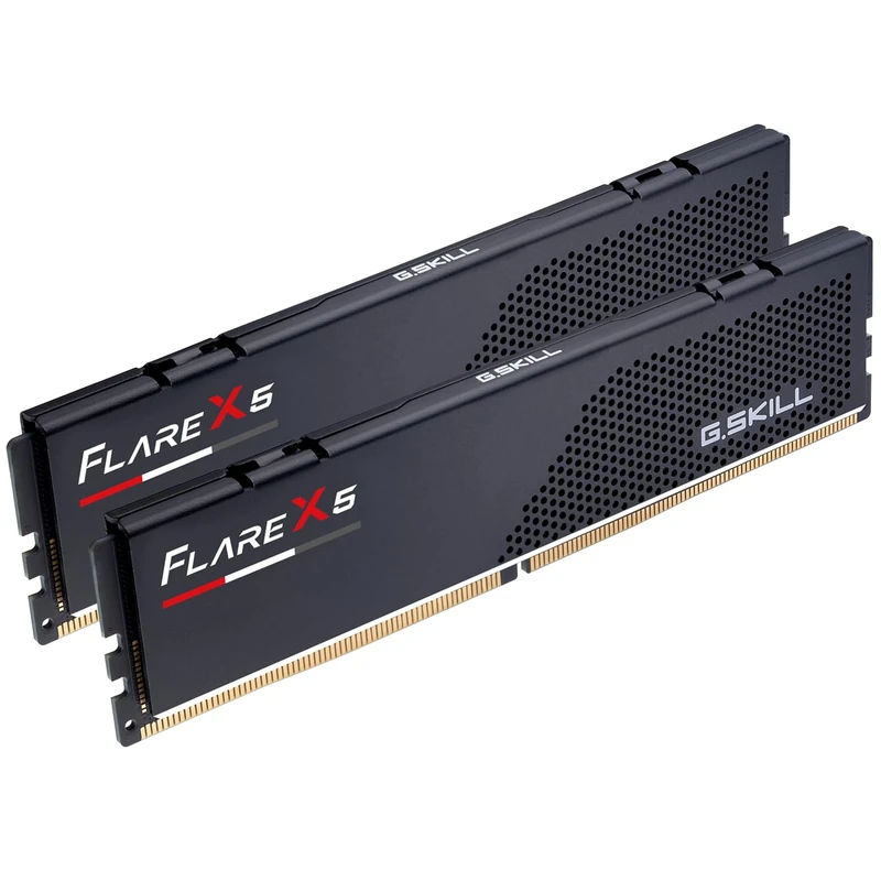 G.SKILL Flare X5 Series DDR5 RAM (AMD EXPO) 64GB (2x32GB) 6000MT/s CL30-40-40-96 1.40V Desktop Computer Memory U-DIMM - Matte Black (F5-6000J3040G32GX2-FX5)