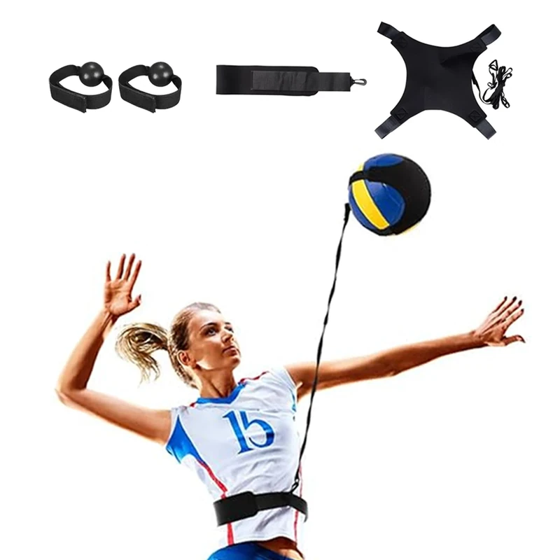 Inscool Volleyball Training Equipment Aid - Level Up Your Skills with Solo Practice, Realistic Repetitions & Adjustable Design - Perfect for Volleyball Players of All Levels & Genders