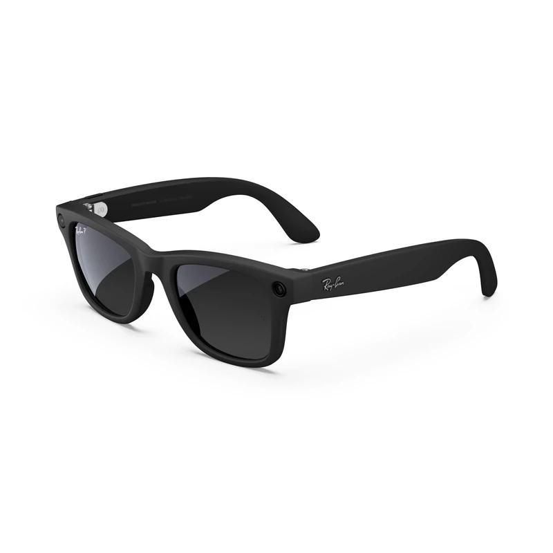 Ray-Ban Meta Wayfarer Smart Glasses - 12MP Camera, Open-Ear Audio