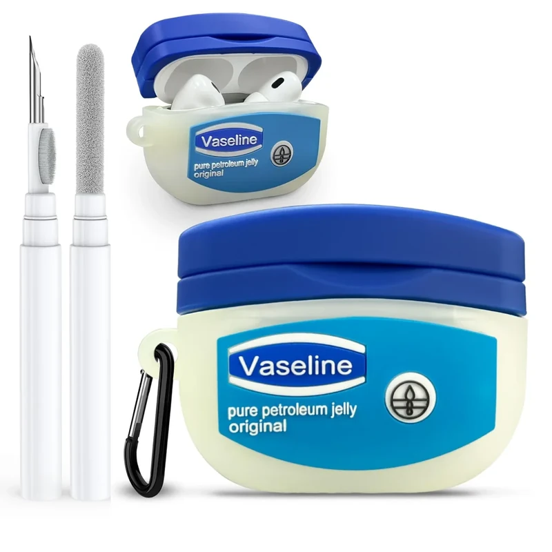 Awofeco Kawaii Case with Cleaner Kit & Keychain for AirPods Pro 2