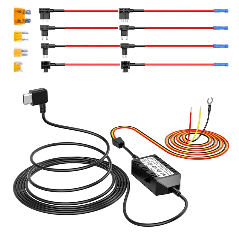 VIOFO HK4 Hardwire Kit with 8pcs Fuse Tap & Type-C for Dash Cam - Image 1