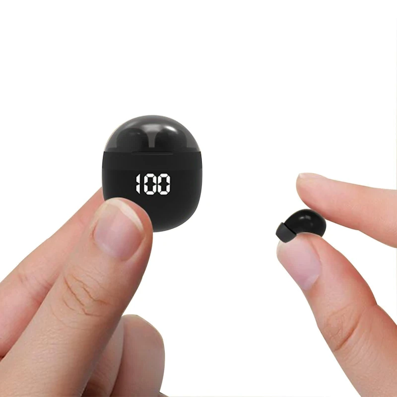 Xmenha Invisible Mini Bluetooth Earbuds - Tiny Waterproof Sleep & Work