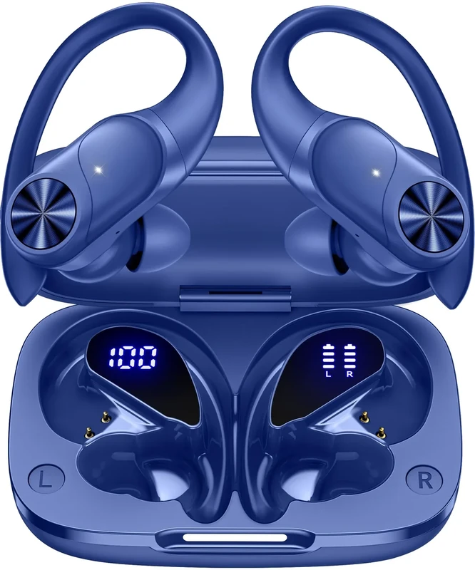 PocBuds Earbuds - 80hr Playtime, Digital Display, IPX7 Waterproof