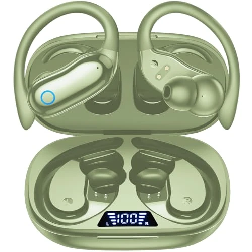 GNMN Active Noise Canceling Earbuds - 96h Playback, IPX7 Waterproof