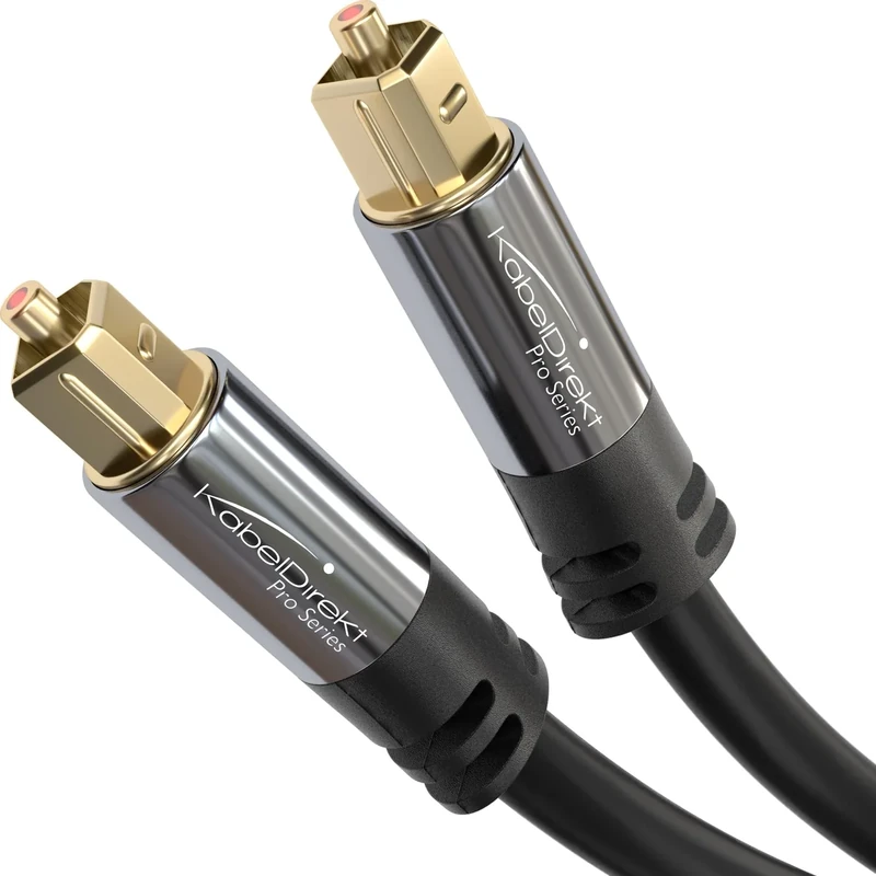 KabelDirekt 10ft Audio Cable - TOSLINK S/PDIF for Soundbars & TV